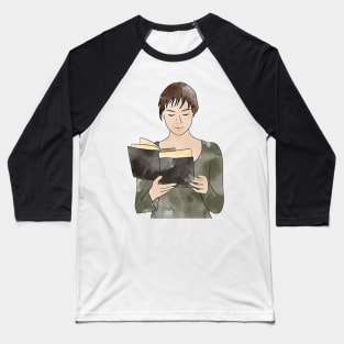 Elizabeth Bennett reading Baseball T-Shirt